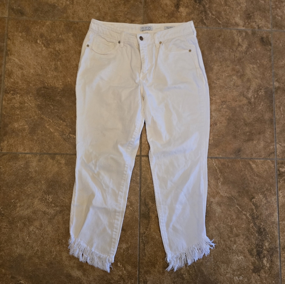 White Denim | Sofa | Rosa Curvy Cropped Jean